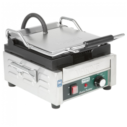 Waring WPG150 Grelha Panini Sulcada Topo e Base 110V 1800W Superfície 25x24 cm