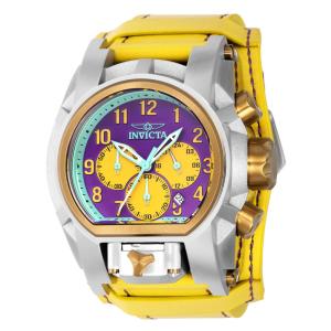 Relógio Masculino Bolt Bolt Zeus Magnum, Invicta 37250, Amarelo e Roxo
