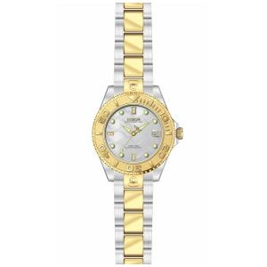 Relgio feminino Pro 0,03 quilates diamante automtico - 38 mm. Ouro. Ao 45350