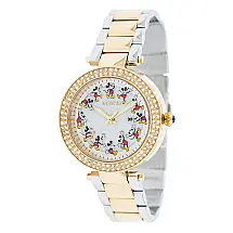Relógio Feminino Analógico de Quartzo 38mm, Invicta Disney Mickey Mouse 36350, Prata e Dourado
