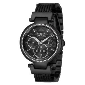 Relgio feminino anjo - 36 mm. Preto 39350