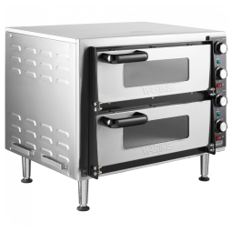Waring Forno Duplo de Bancada para Pizza e Snacks 240V 3500W - Cozinhe Duas Pizzas de 35cm Rápido
