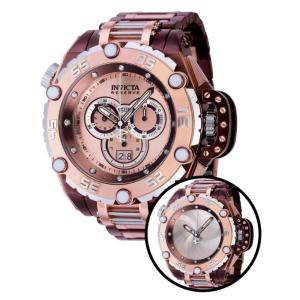 Reserve Flying Fox Shutter Swiss Ronda 5050.C Calibre Relgio Masculino - 52,5 mm. Marrom. Rosa ouro. Ao 39550