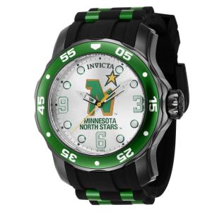 Relgio masculino NHL Minnesota North Stars - 48 mm. Preto. Verde ZG-42650