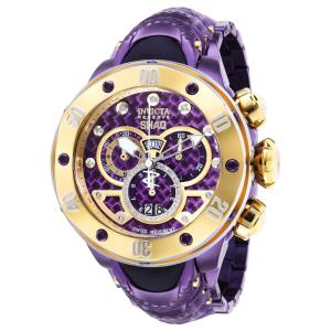 Relógio Masculino Analógico de Quartzo 54mm, Invicta SHAQ 16 Carat Diamond 37750, Roxo
