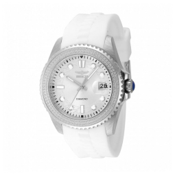 Relógio Invicta Elite Diamond com 0,59 Quilates de Diamante, Unissex, 38mm, Branco 48750