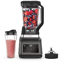 Liquidificador Ninja BN750 2 em 1 Kitchen System Auto-iQ 1200W Jarra 2,1 L e Copo Pessoal 700 ml 220V