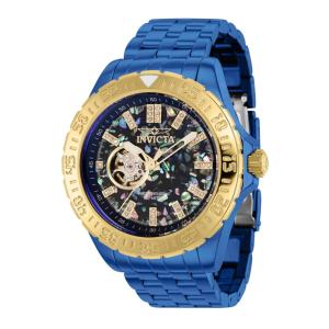 Relógio Masculino Analógio Automático 47mm, Invicta Pro Diver 01512 Carat Diamond, Azul
