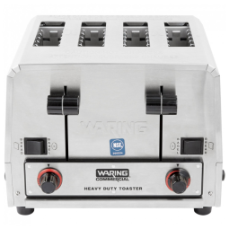 Torradeira de Pão e Bagel Waring WCT850 4 Fatias 208V para Uso Comercial Pesado