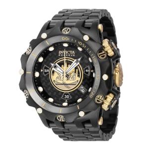 Relgio masculino reserva MLB New York Mets Swiss Ronda Z60 calibre - 51 mm. Preto 41950