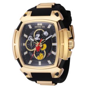 Invicta Disney Edição Limitada Relógio Masculino Mickey Mouse 53mm, Dourado, Preto 44060