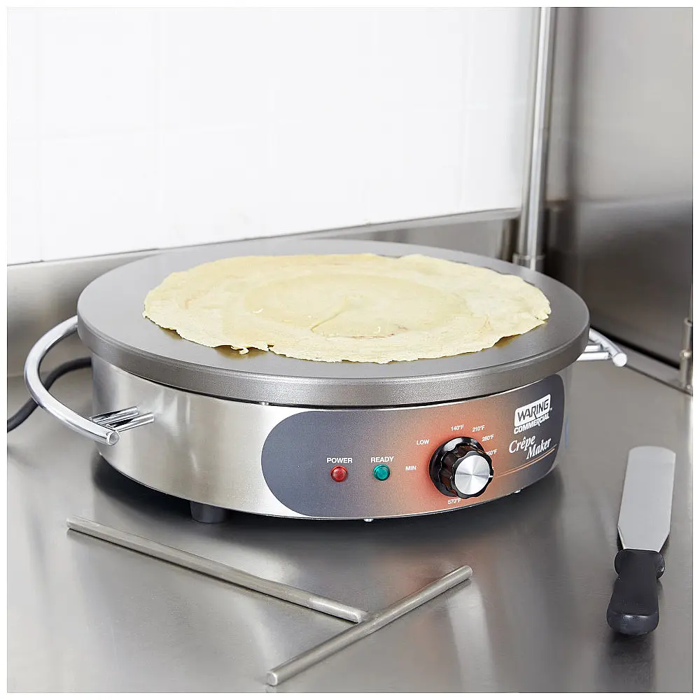 Waring WSC160 Máquina de Crepes Elétrica 110V - Superfície Alumínio 40.6 cm — foto 2
