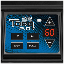 Liquidificador Industrial Waring TBB160 2 hp Torq 2.0 com Controles Eletrônicos, Temporizador, e Recipiente de 1,4 Litros