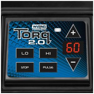 Liquidificador Industrial Waring TBB160 2 hp Torq 2.0 com Controles Eletrônicos, Temporizador, e Recipiente de 1,4 Litros