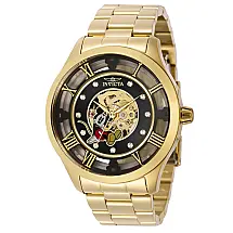 Relgio mecnico masculino Disney Limited Edition Mickey Mouse - 45 mm. Ouro 41360