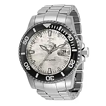 Relgio masculino reserva suo Ronda R150 calibre automtico com mostrador meteorito - 47 mm. Cinza Claro 34460