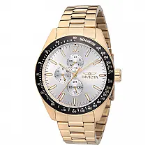 Relógio Masculino Invicta Aviator Storm 45mm, Dourado 48860