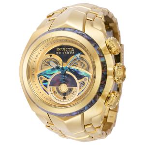 Relógio Masculino Invicta Reserve S1 com Mostrador Abalone, Ouro 41960