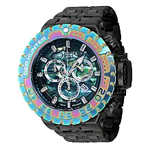 Relógio Masculino Reserve Sea Hunter com Mostrador Abalone, Invicta 39960, Preto