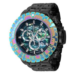 Relógio Masculino Reserve Sea Hunter com Mostrador Abalone, Invicta 39960, Preto