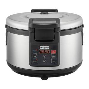 Waring Panela de Arroz Elétrico 60 xícaras Aço Inoxidável 1.800W 120V - Praticidade e Eficiência