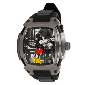 Invicta Disney Edição Limitada Mickey Mouse Mecânico Relógio Masculino 53mm, Preto, Gunmetal 44070