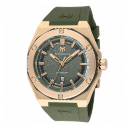 Relógio Masculino TechnoMarine Coral Coral Legacy 45mm Verde Oliva TM416070