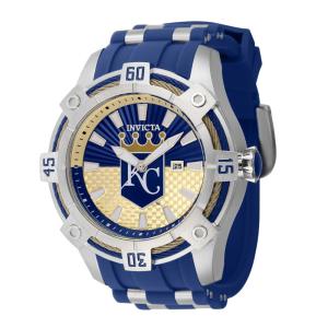 Relgio Masculino MLB Kansas City Royals - 52mm. Ao. Azul ZG-43270