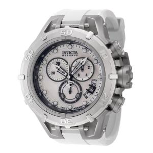 Reserva Subaqua Ocean Warrior Swiss ETA G10.212 Calibre Relgio masculino com mostrador em madreprola - 54 mm. Branco