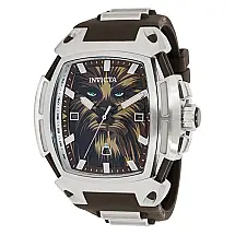 Relgio masculino Star Wars Chewbacca - 53 mm. Ao. Marrom 43670