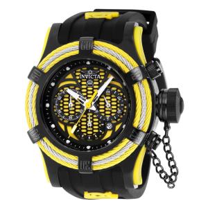 Relógio Masculino The Diver, Invicta 37670, Preto e Amarelo