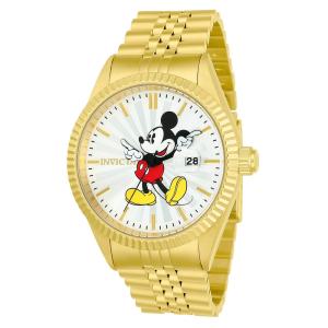 Relgio unissex do Mickey Mouse de edio limitada da Disney - 43 mm. Ouro 22770