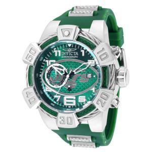 Relógio Masculino NFL New York Jets, Invicta 35870, Verde e Branco
