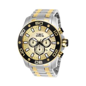 Relógio Masculino Pro Diver SCUBA, Invicta ZG26080, Prata, Dourado e Preto