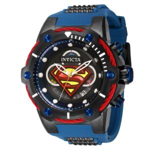 Relógio Masculino DC Comics Superman, Invicta 41180, Azul e Vermelho