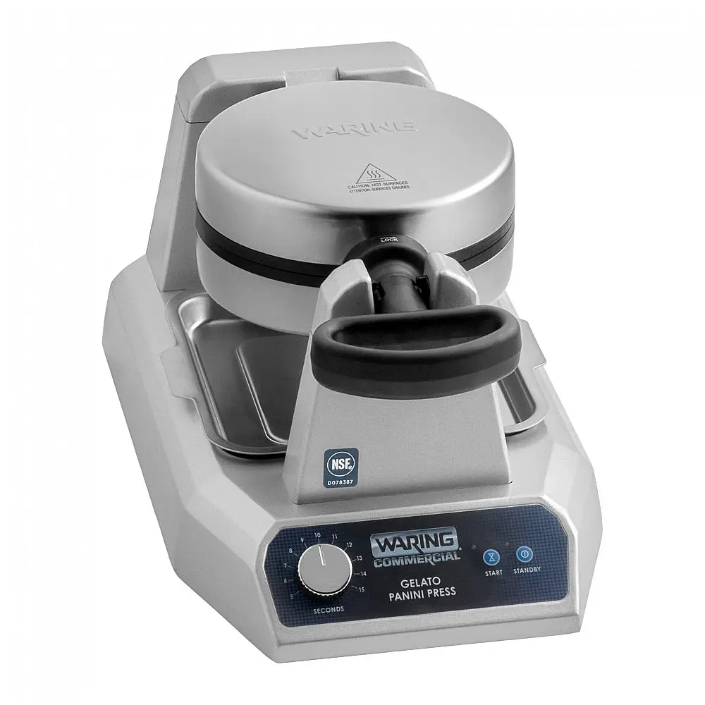 Prensa Panini Gelato Waring WICSP180 Inox 110V 1200W 18x43 cm