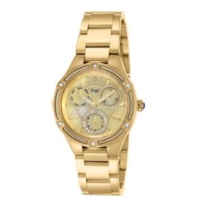 Relgio feminino anjo com mostrador em madreprola - 35 mm. Ouro 40380