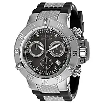 Relógio Masculino Subaqua Noma III, Invicta 1380, Preto e Prata
