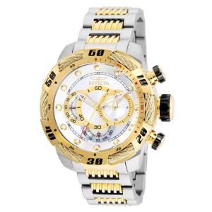 Relgio Masculino Invicta Speedway em Ao e Ouro de 50mm - Modelo 25480