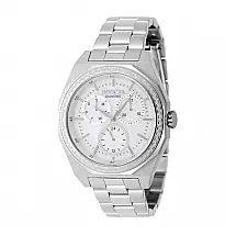 Relógio Invicta Elite Diamond com 0.41 Quilates de Diamante, Mostrador Mãe de Pérola 38mm, Aço 48780