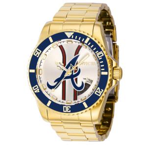 Relgio Masculino MLB Atlanta Braves Automtico - 42mm. Ouro 42980