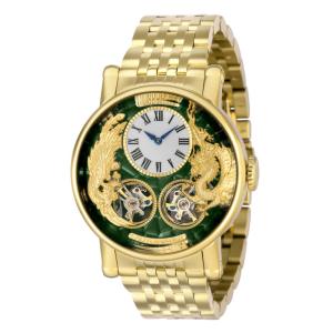 Relógio masculino vintage automático Invicta , ouro 38190