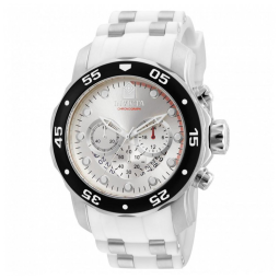 Relógio Masculino Invicta Pro Diver 48mm em Aço com Mostrador Branco 20290