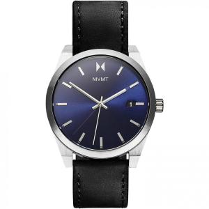 Relógio Masculino Analógico Quartzo de Aço Inoxidável, MVMT 28000039, Preto