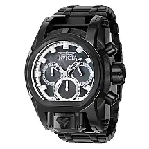 Relgio masculino Bolt Zeus Magnum com mostrador em madreprola - 45,5 mm. Preto 40590