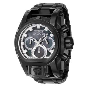 Relgio masculino Bolt Zeus Magnum com mostrador em madreprola - 45,5 mm. Preto 40590