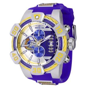 Relgio masculino NFL Los Angeles Rams 52 mm. Azul. Amarelo 41590
