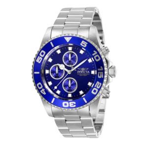 Relógio Masculino de Quartzo Connection, Invicta 28690, Prata e Azul