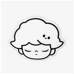 Luminária de Toque LED DIMOO da Série Preto e Branco da POP MART