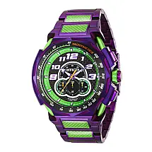 S1 Rally Men S relógio - 50,5mm. Verde. Roxo ZG-43790